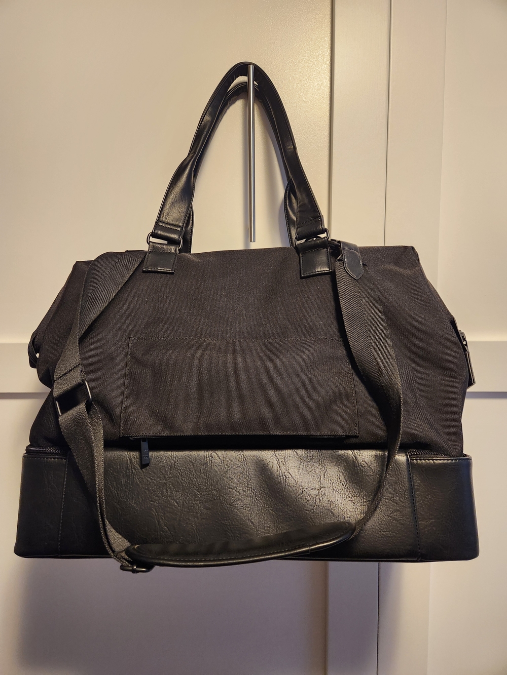 BEIS Black Weekender Duffel Bag - Versatile Travel Tote